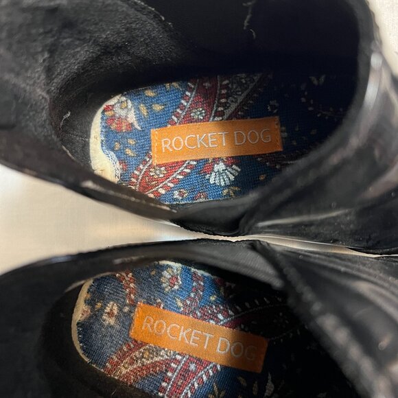 Rocket Dog Women’s Black Patent Chelsea Boots Size 9 – Low Heel Pull-On - Picture 5 of 7